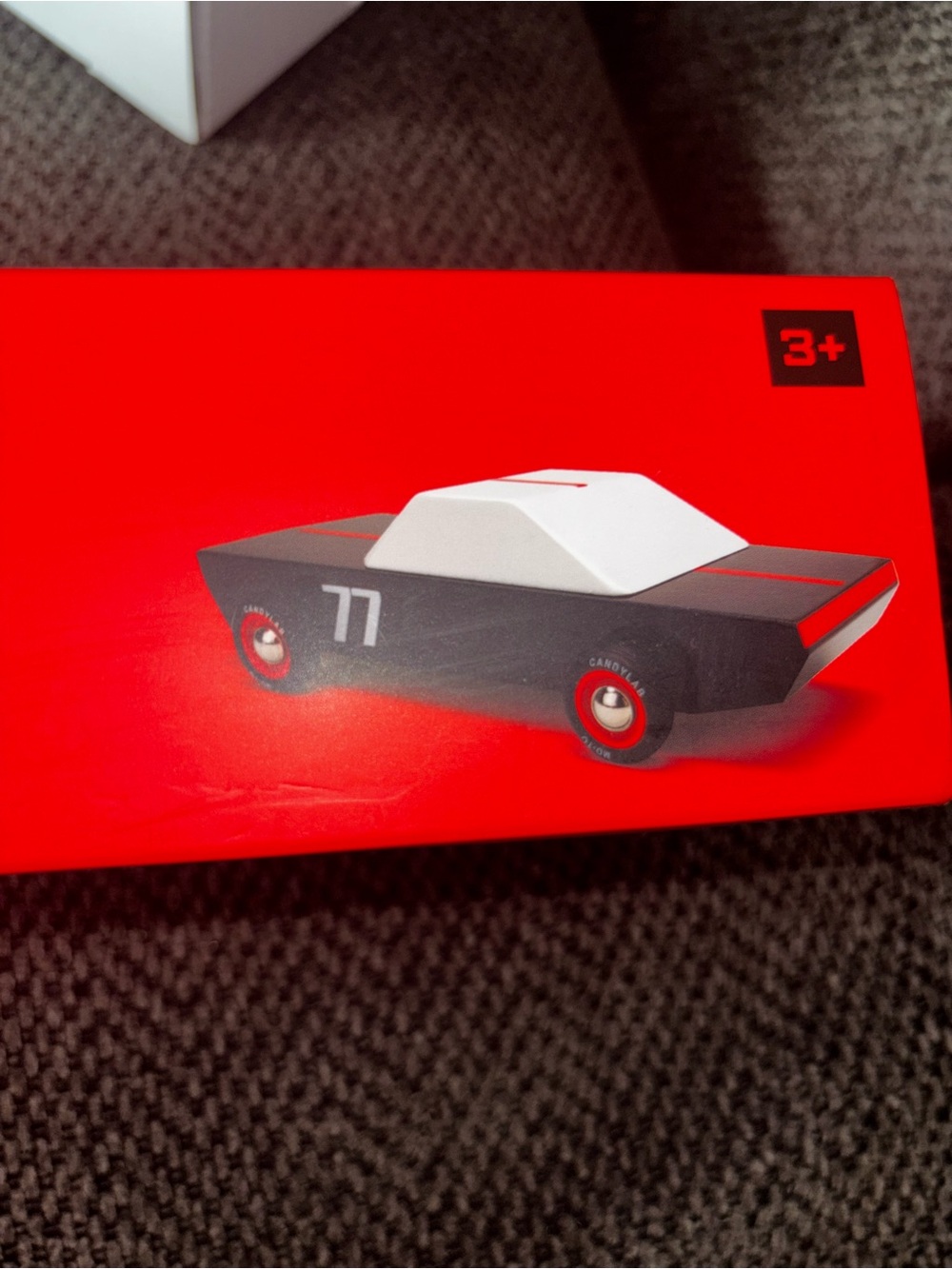 Carbon 77 CandyLab Mini Car Toy - Black & Red - Picture 4 of 4